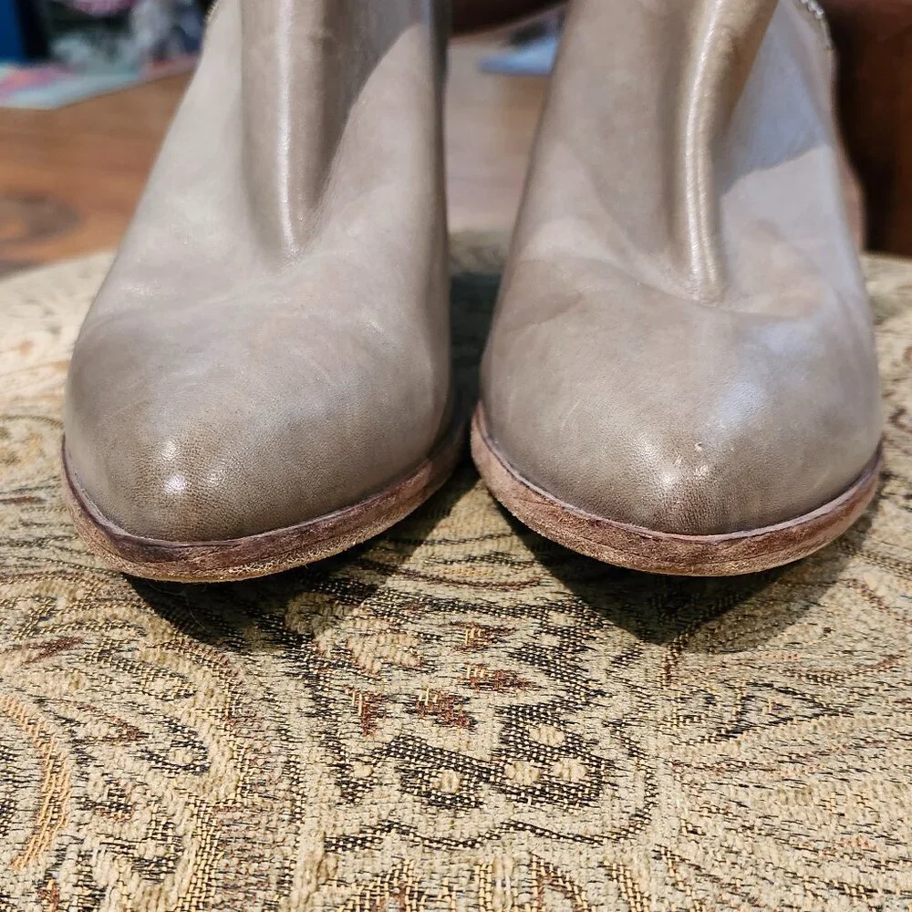FRYE Lila Zip Ankle Bootie - Gray - Picture 3 of 11